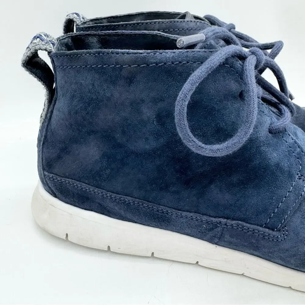 UGG Men's Freamon Suede Lace Up Chukka Boot In Navy Sz 9 Preppy Office Business